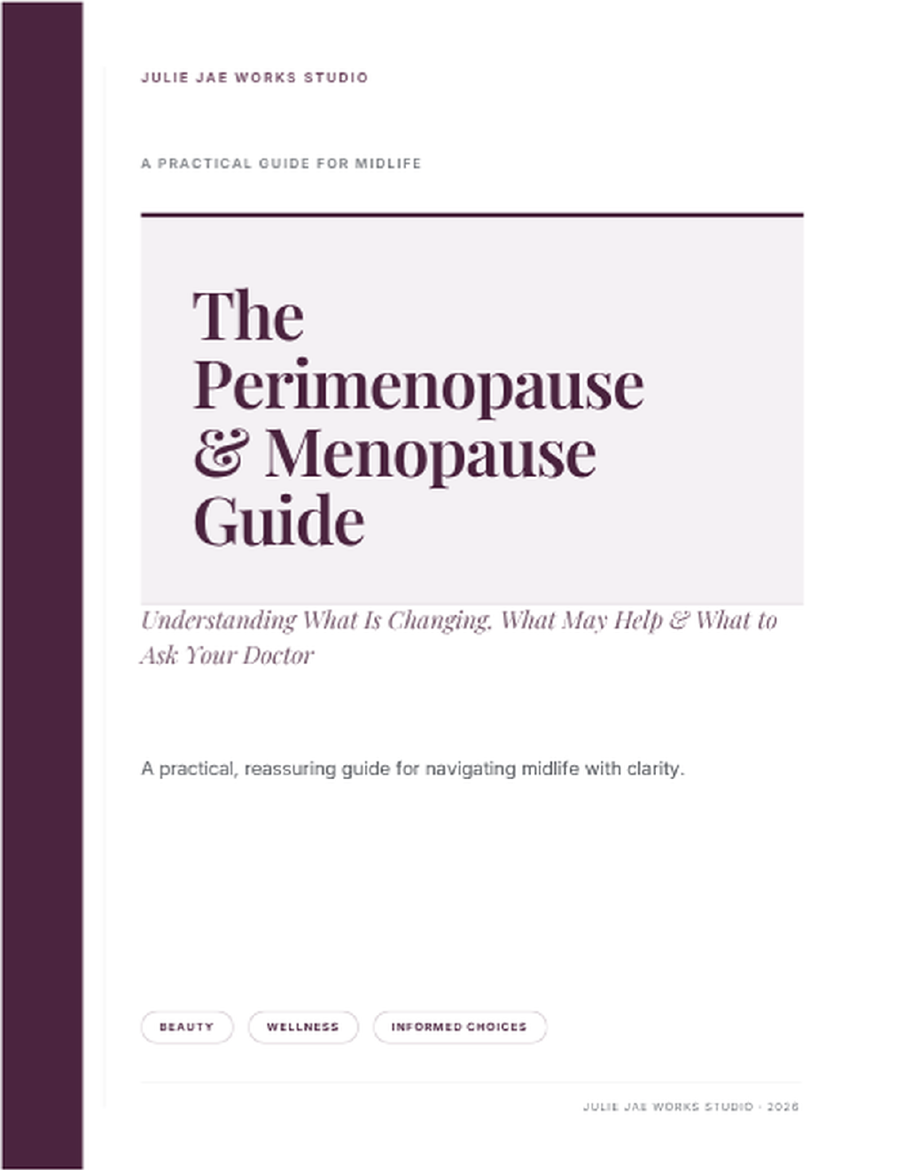 The Perimenopause and Menopause Guide